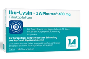 IBU-LYSIN 1A Pharma 400 mg filmom obložene tablete, 20 kom