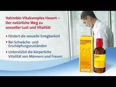 Video o proizvodu Yohimbine Vitalcomplex Hevert, 200 ml