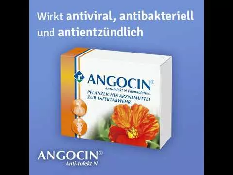 Video o proizvodu ANGOCIN Antiinfection N filmom obložene tablete, 500 kom
