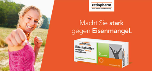 EISENTABLETTEN-ratiopharm 100 mg filmom obložene tablete, 100 kom