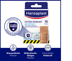 HANSAPLAST ekstra robusne vodootporne gipsane trake, 16 komada