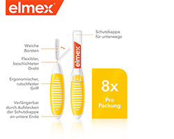 ELMEX Interdentalne četkice ISO veličina 4 0,7 mm žuta, 8 komada