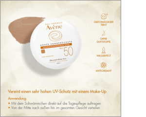 AVENE Kompaktna krema za sunčanje SPF 50 pijeska, 10 g