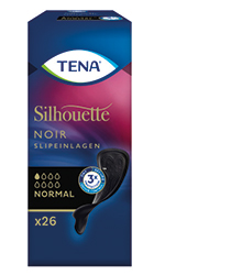 TENA SILHOUETTE Ulošci normal noir, 26 kom