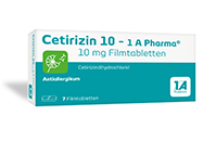 CETIRIZIN 10-1A Pharma filmom obložene tablete, 50 kom