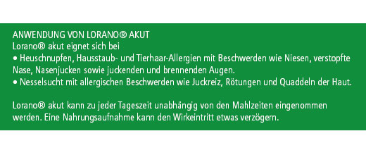 LORANO akutne tablete, 100 kom