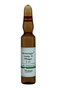 NERVOREGIN comp.H Pflüger ampule, 10 kom