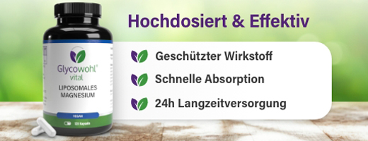 GLYCOWOHL vitalne liposomalne magnezijeve kapsule visoke doze, 120 kom