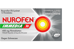 NUROFEN Immedia 400 mg filmom obložene tablete, 12 kom