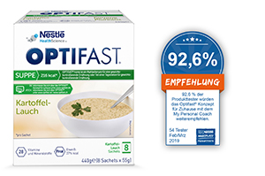 OPTIFAST Juha krumpir-poriluk u prahu, 8X55 g