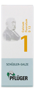 BIOCHEMIE Pflüger 1 kalcijev fluoratum d 12 tabl., 100 ST