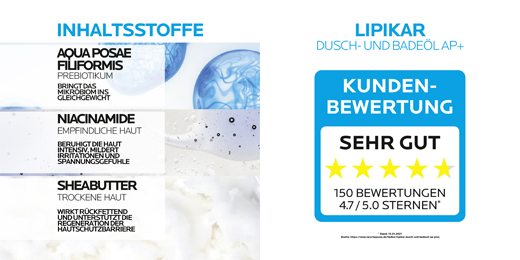 ROCHE-POSAY Lipikar ulje za tuširanje i kupanje AP+, 750 ml