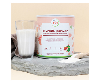 FOR YOU protein power jagoda u prahu, 750 g