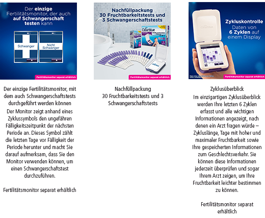 CLEARBLUE Test štapići za praćenje plodnosti 30+3, 33 kom