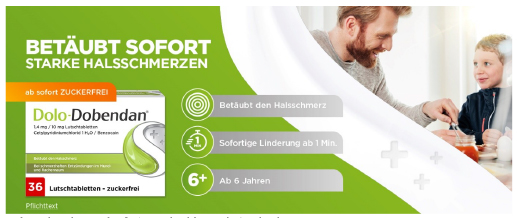 DOLO-DOBENDAN 1,4 mg/10 mg pastile, 48 kom