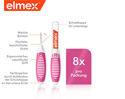 ELMEX Interdentalne četkice ISO veličina 0 0,4 mm roza, 8 komada