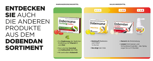 DOBENSANA Biljni okus višnje Vit.C & Cink pastil., 16 kom