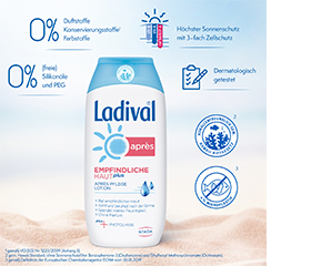 LADIVAL Sensitive Skin Plus Apres losion, 200 ml