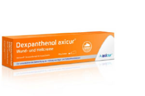 DEXPANTHENOL axicur krema za rane i zacjeljivanje 50 mg/g, 20 g