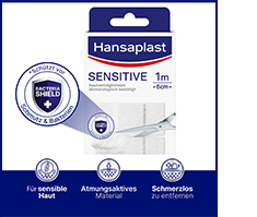 HANSAPLAST Flaster Sensitive.hypoallergenic 6 cmx1 m, 1 kom