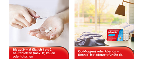 RENNIE Tablete za žvakanje, 96 kom