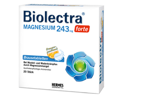 BIOLECTRA Magnezij 243 mg forte Orange šumeće tablete, 40 kom