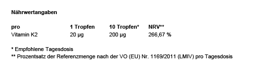 VITAMIN K2 MK7 kapi visoke doze veganske, 50 ml