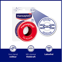 HANSAPLAST Pričvršćivač pfl.Classic 2,5 cmx5 m, 1 kom