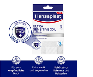 HANSAPLAST Ultra Sensitive obloga za rane 8x10 cm XXL, 5 kom
