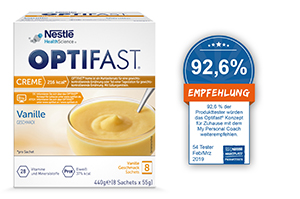 OPTIFAST kućna krema vanilija u prahu, 8X55 g