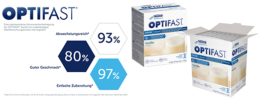 OPTIFAST kućna krema vanilija u prahu, 8X55 g