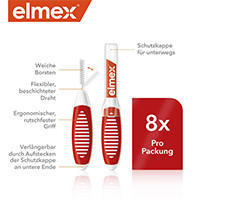 ELMEX Interdentalne četkice ISO veličina 2 0,5 mm crvene, 8 komada