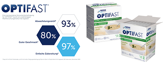 OPTIFAST Juha krumpir-poriluk u prahu, 8X55 g