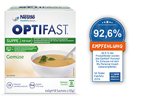 OPTIFAST Povrće u prahu za juhu, 8X55 g