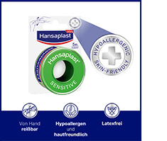 HANSAPLAST Pričvršćivač Pfl.Sensitive 2,5 cmx5 m, 1 kom
