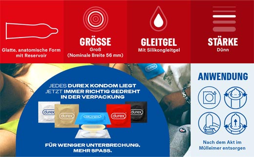 DUREX Izuzetno osjetljivi kondomi, 40 komada