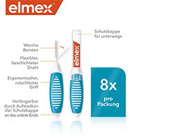 ELMEX Interdentalne četkice ISO veličina 3 0,6 mm plava, 8 komada