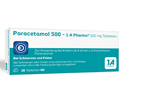PARACETAMOL 500-1A Pharma tablete, 20 kom