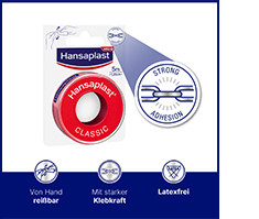 HANSAPLAST Pričvršćivač pfl.Classic 1,25 cmx5 m, 1 kom