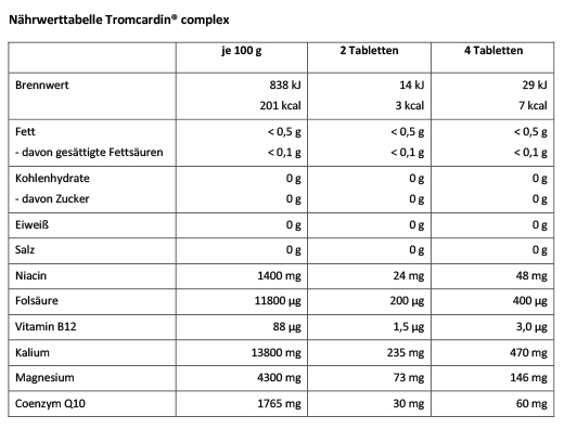 TROMCARDIN kompleks tablete, 180 kom