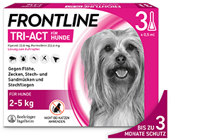 FRONTLINE Tri-Act tekuća otopina za pse 2-5 kg, 3 kom