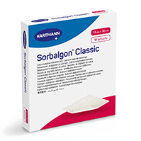 SORBALGON Classic 10x10 cm kalcij alginat kompr., 10 kom