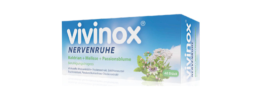 VIVINOX Nervous Calm Baldr.+Mel.+Passion.Beruh.Drag., 100 kom