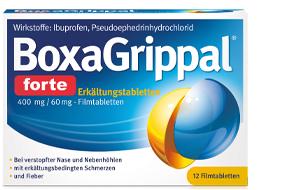 BOXAGRIPPAL forte cold tab. 400 mg/60 mg FTA, 12 kom
