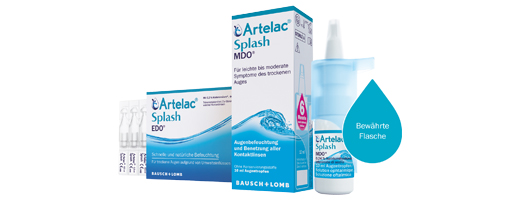 ARTELAC Splash MDO kapi za oči, 2X15 ml