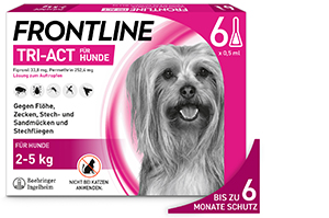 FRONTLINE Tri-Act tekuća otopina za pse 2-5 kg, 6 kom