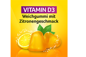VIGANTOLVIT 2000 I.U. Vitamin D3 meke gume, 60 komada