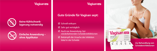VAGISAN sept vaginalni čepići s povidon-jodom, 10 kom