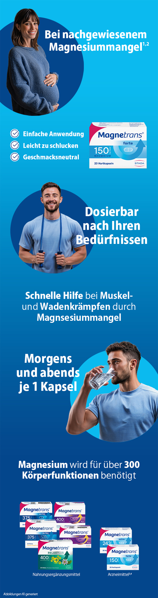 MAGNETRANS forte 150 mg tvrde kapsule, 50 kom