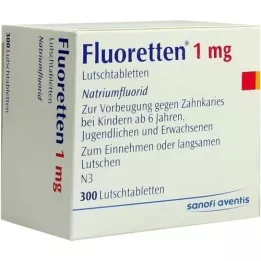FLUORETTEN 1,0 mg tablete, 300 kom